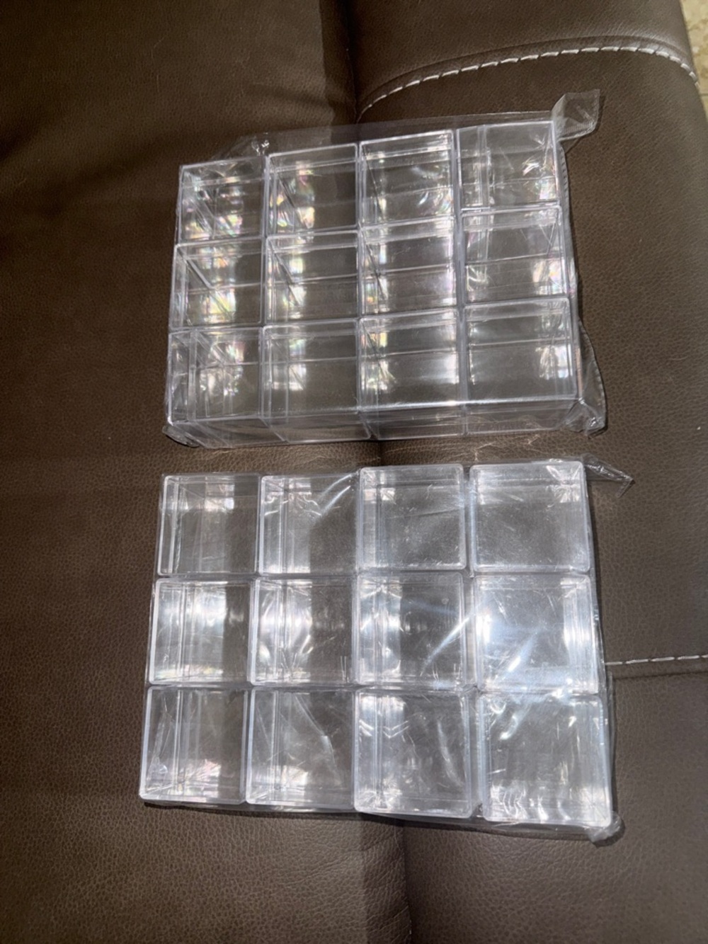 Clear Acrylic 24 piece Storage containers 2”x2”x2”